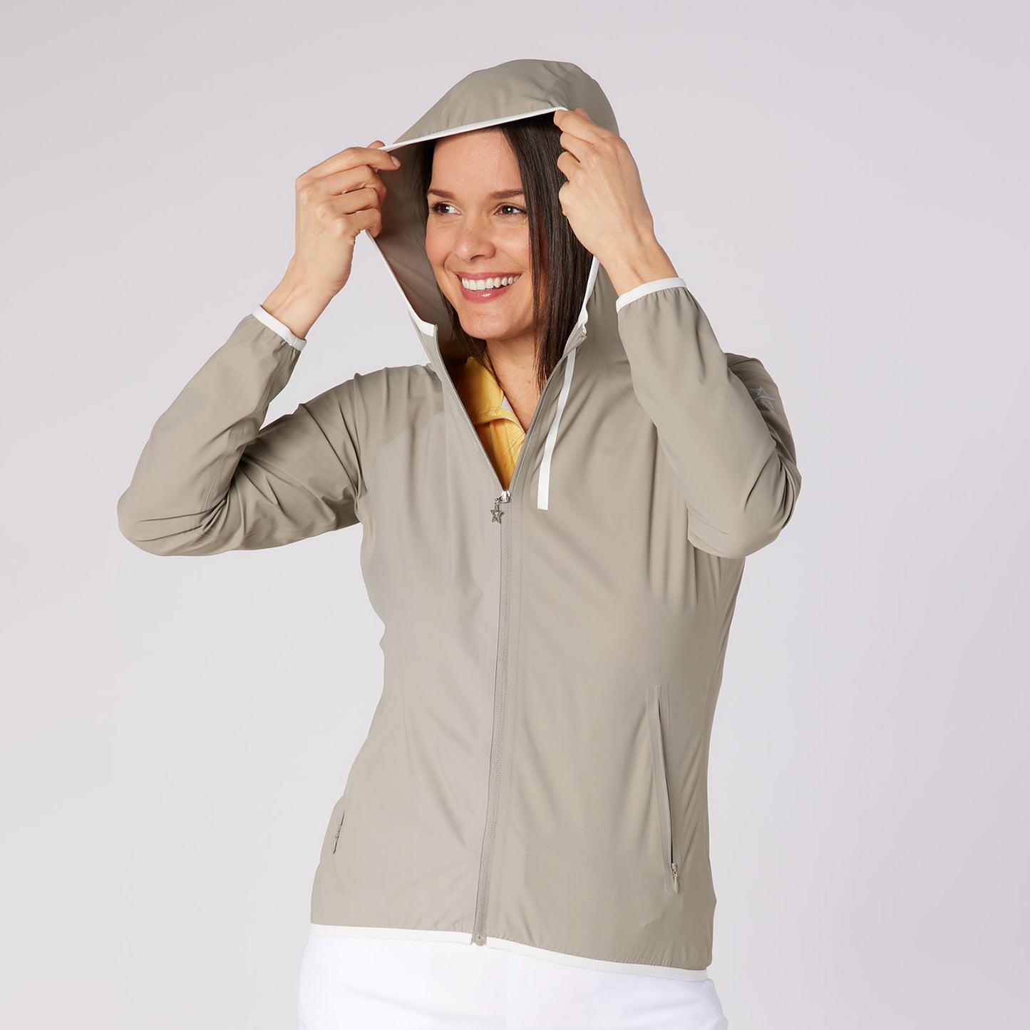 Swing Out Sister Ultra Lightweight Packable Jacket with Hood Perfect for Spring