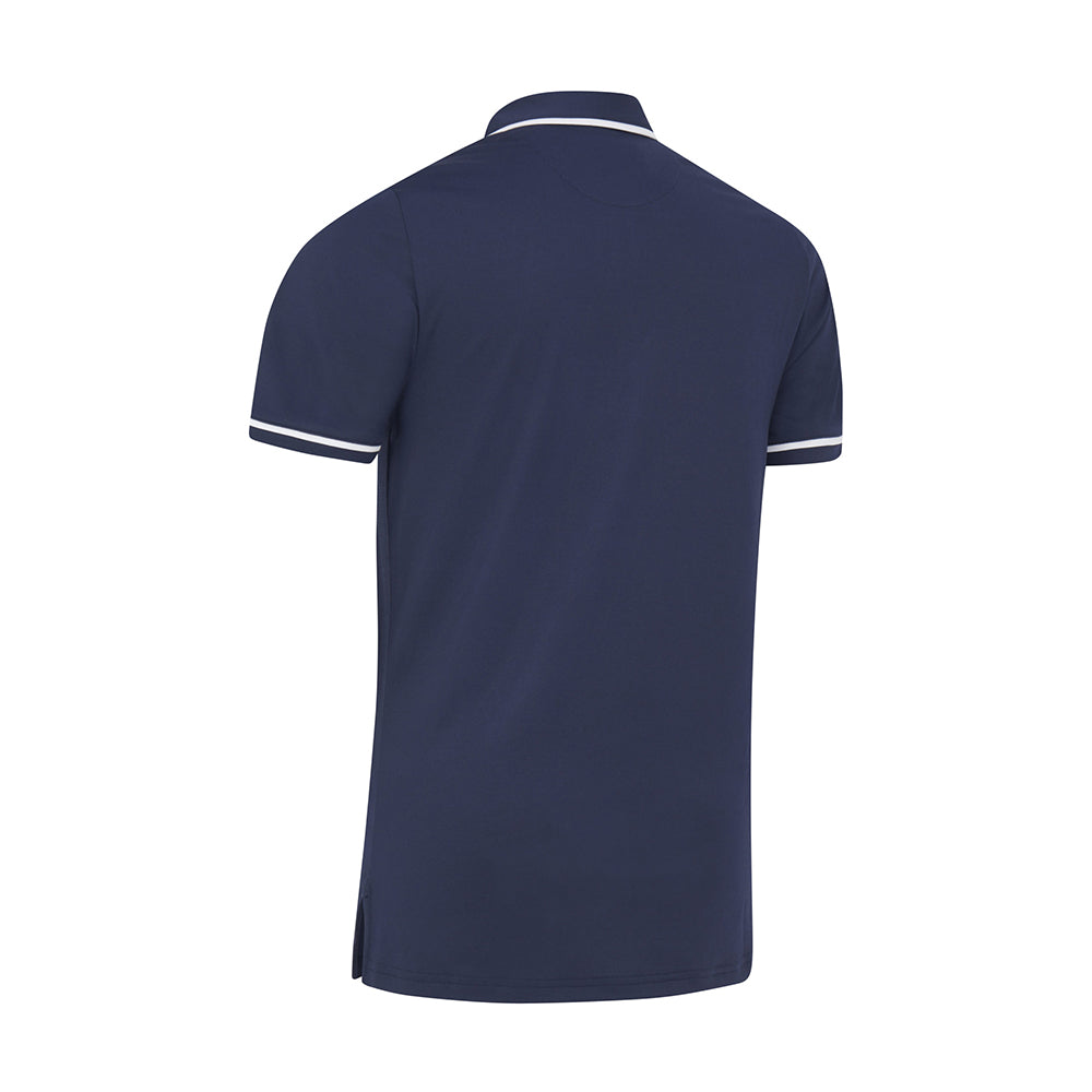 Original Penguin Ladies Piped Short Sleeve Polo in Navy