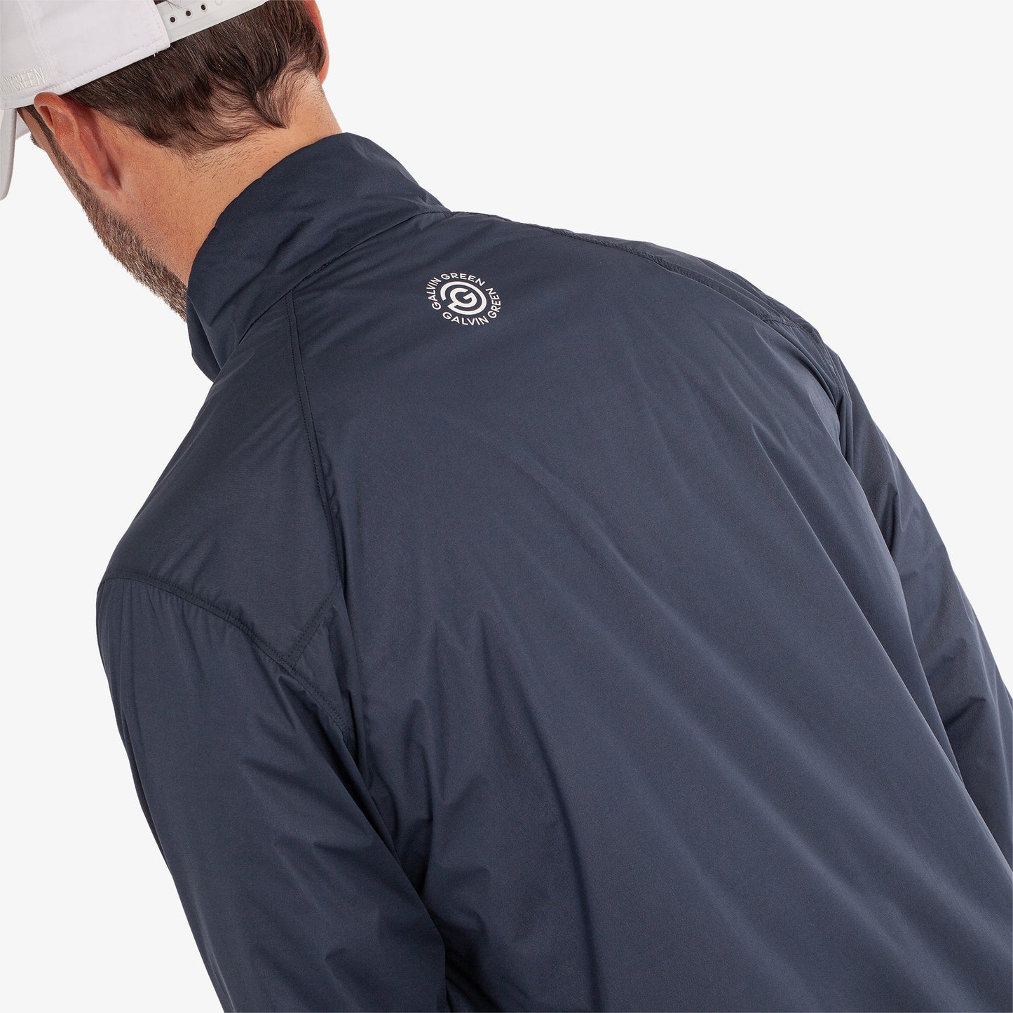 Galvin Green Mens Navy Windshirt with Water Repellent Finish