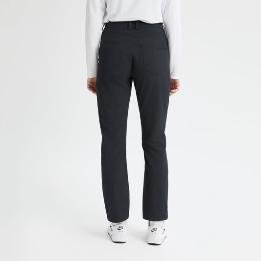 Rohnisch Ladies Black Lightweight Golf Trousers with Brushed Inner