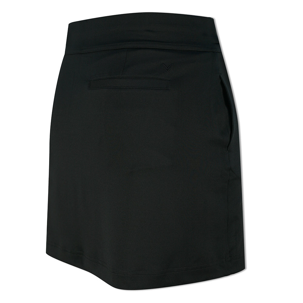 Callaway Ladies Jersey Skort with Truesculpt in Caviar Black