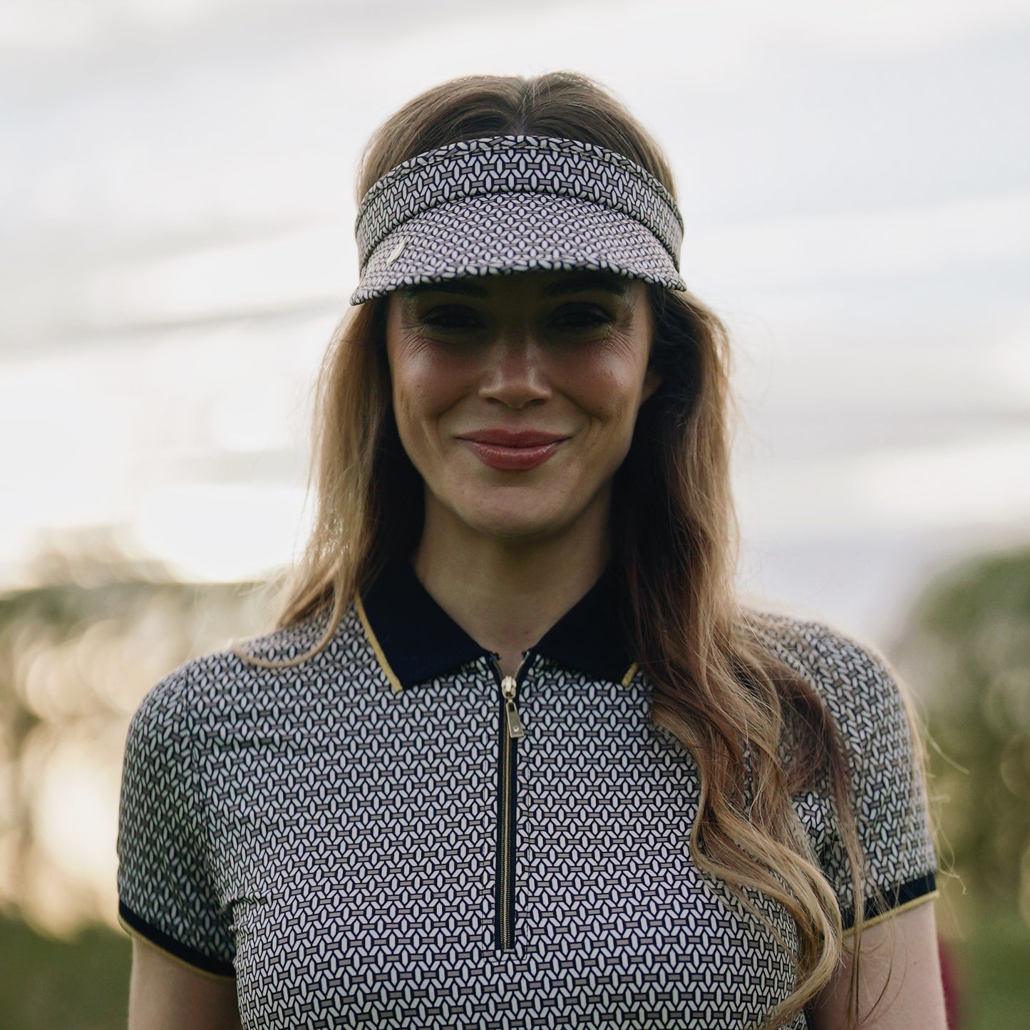 Glenmuir Ladies Printed Polo for Elevated Style with Sophisticated Performance