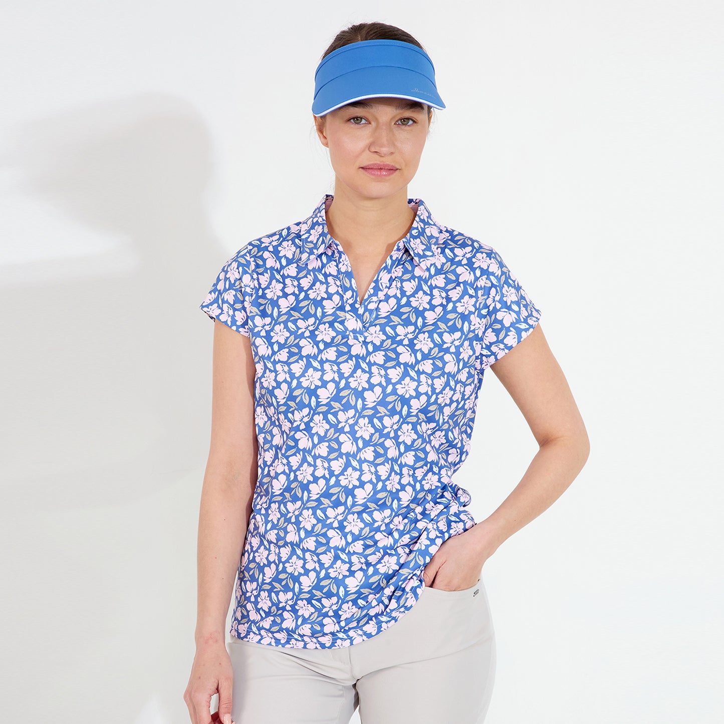 Abacus Ladies DryCool Cap Sleeve Polo - Soft, Stretch & Sun-Smart
