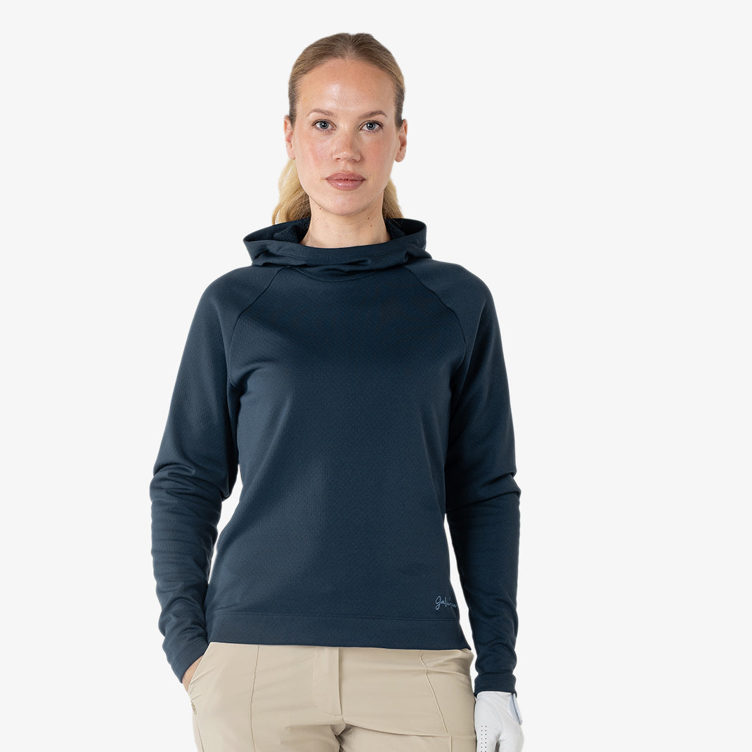 Galvin Green Ladies Thermal Golf Hoodie in Navy