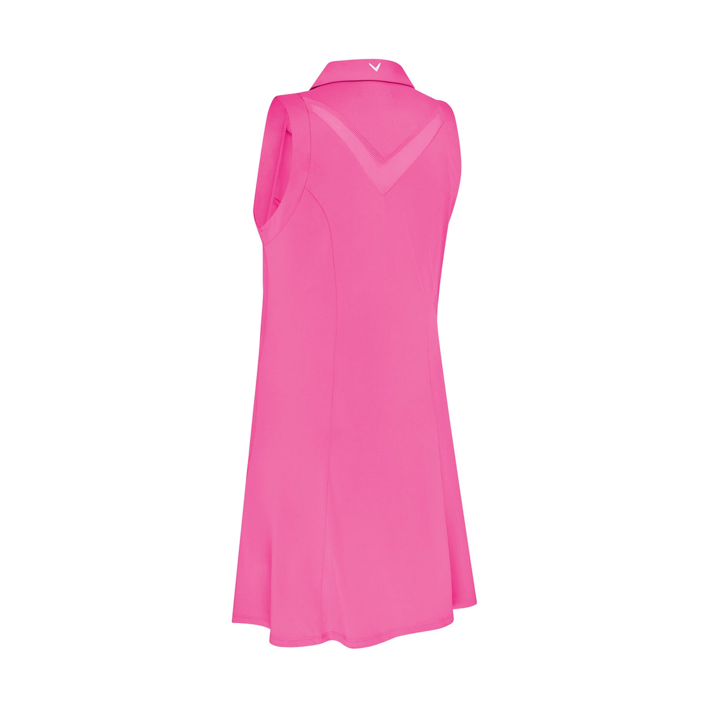 Callaway Ladies Cheeky Pink Golf Dress with Mesh Detail