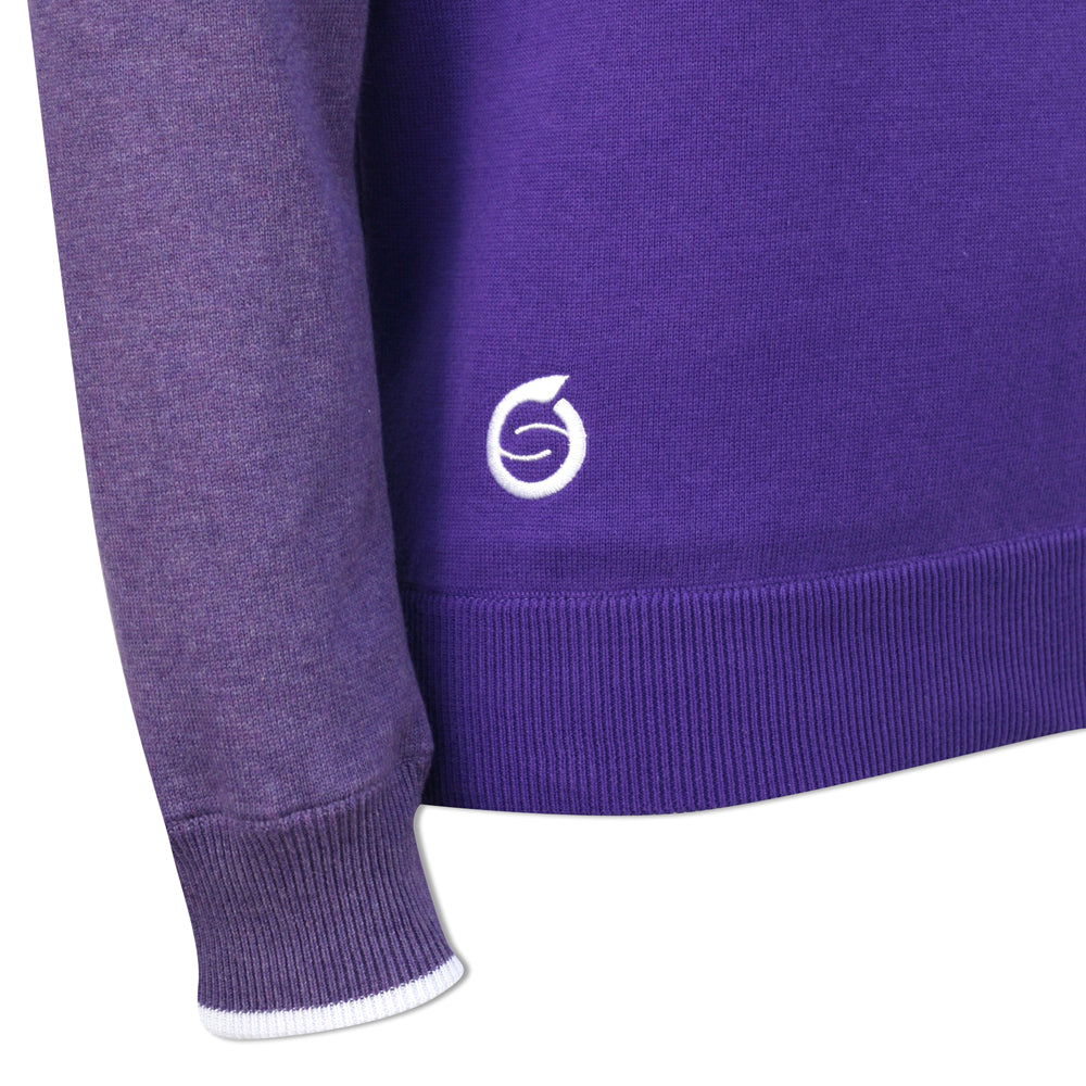 Sunderland Ladies Lined Sweater with Water Repellent Scotchgard in Purple