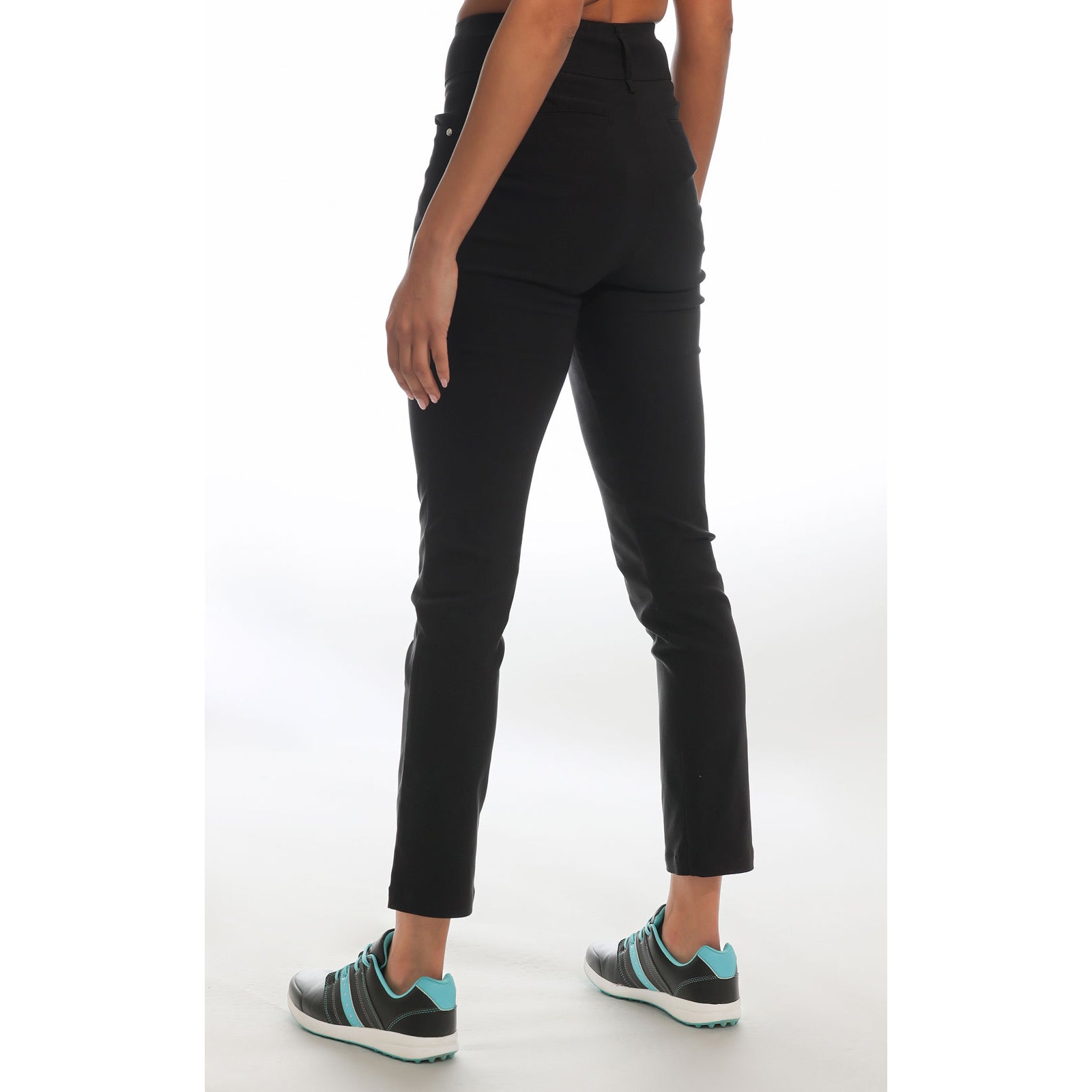 Island Green Ladies Pull-on Trouser in Black