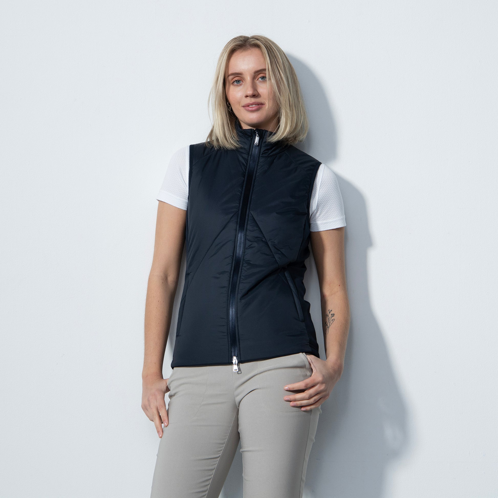 Daily Sports Ladies Lightweight Golf Gilet in Navy 