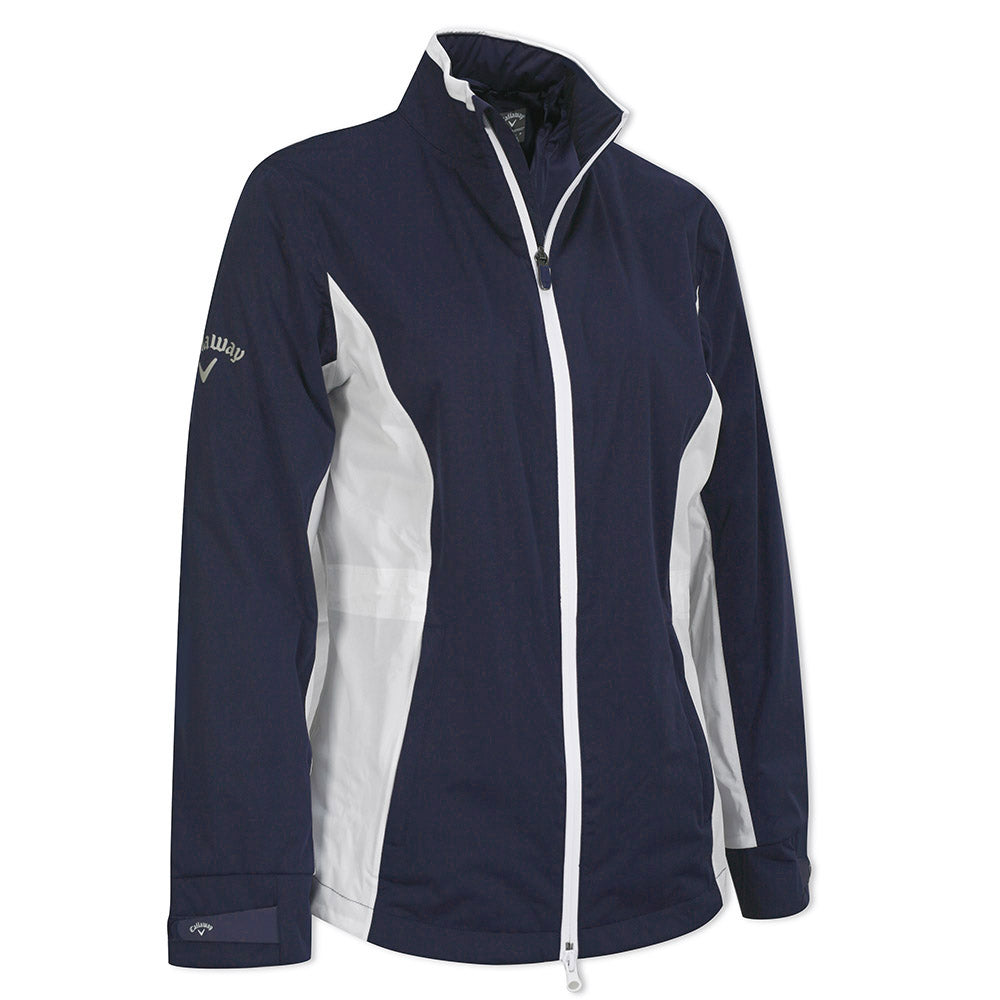 Callaway Ladies StormLite Navy Waterproof Jacket with Contour Panels and 1 year Warranty