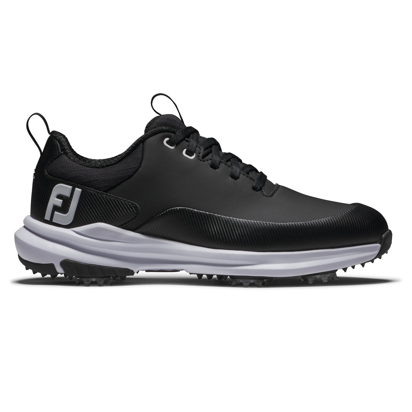 FootJoy Ladies Waterproof Wide Fit Tour Rival Golf Shoe in Black with SoftSpikes