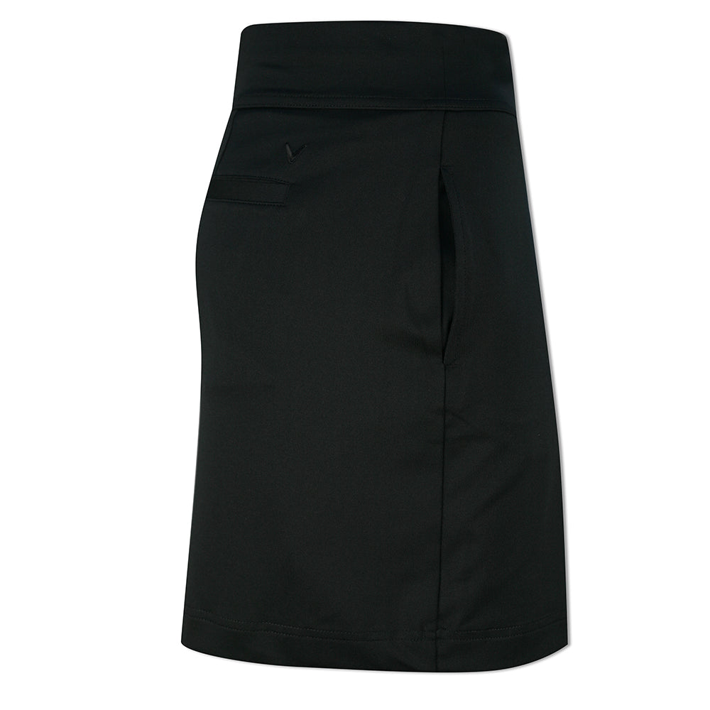 Callaway Ladies Jersey Skort with Truesculpt in Caviar Black