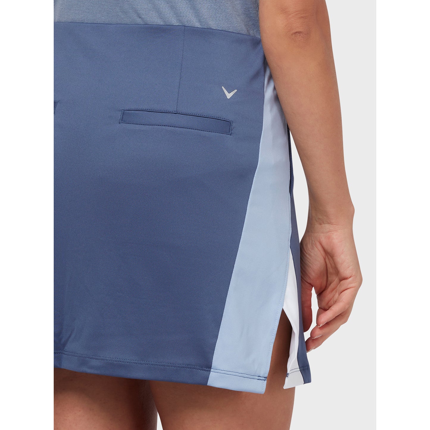 Callaway Ladies Colourblock Skort in Blue Indigo