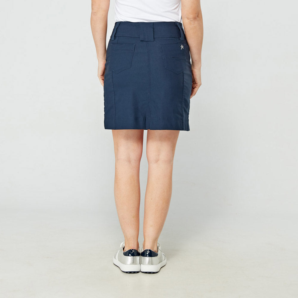 Swing Out Sister Ladies Navy Pull-On Golf Skort