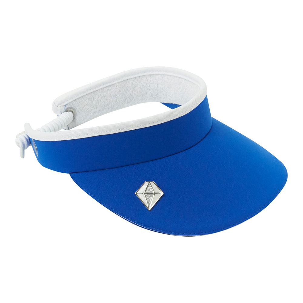 Pure Golf Ladies Cable Adjusted Golf Visor in Royal Blue