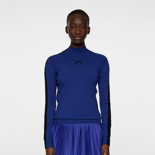 J.Lindeberg Ladies Knitted Sweater with Ribbed Detailing