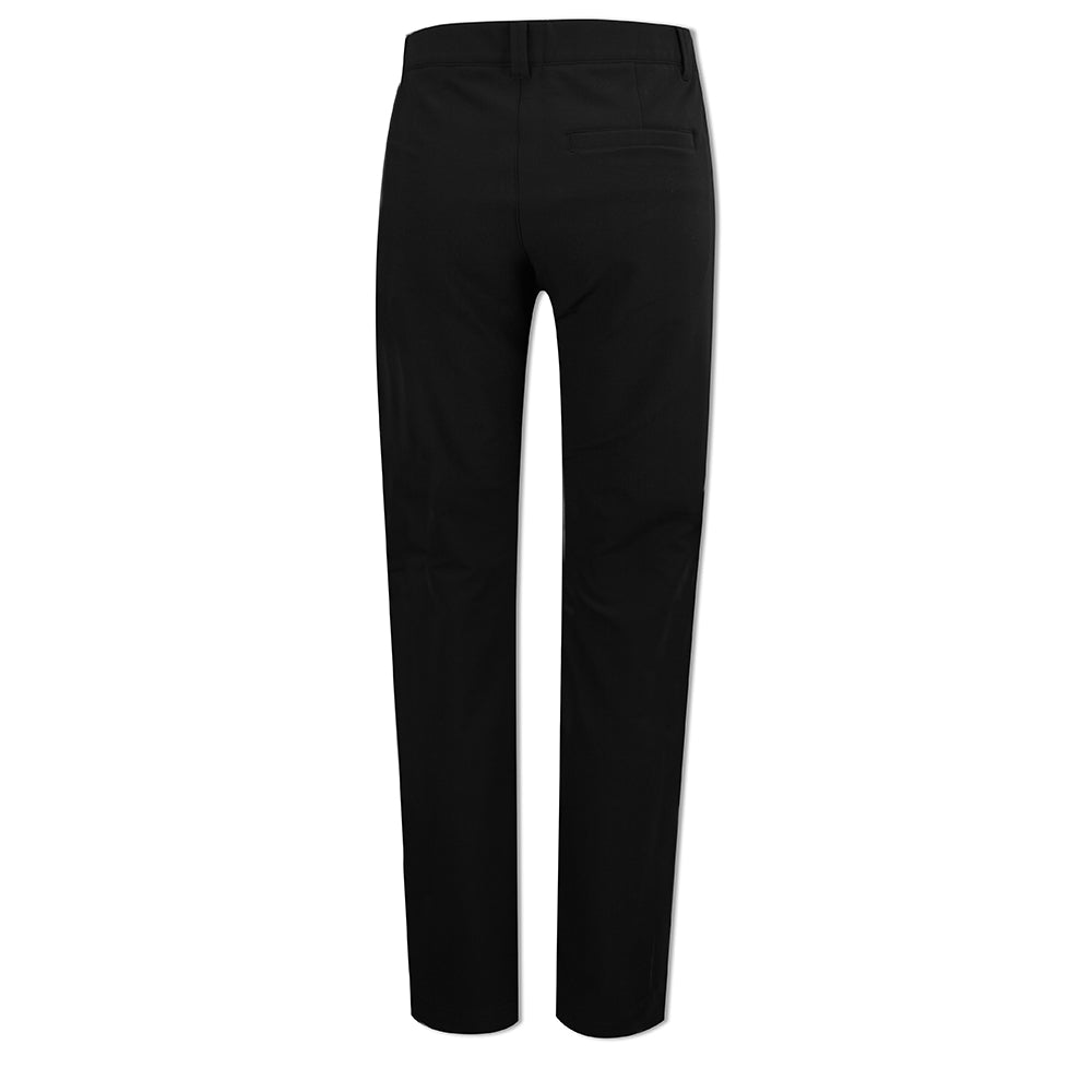 Green Lamb Luxe Thermal 4-Way Stretch Trouser in Black