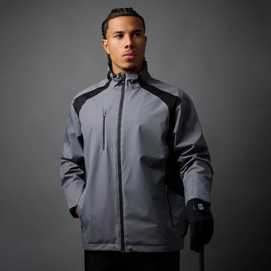 Sunderland Mens Waterproof Jacket with Contrast Panels and Lifetime Guarantee