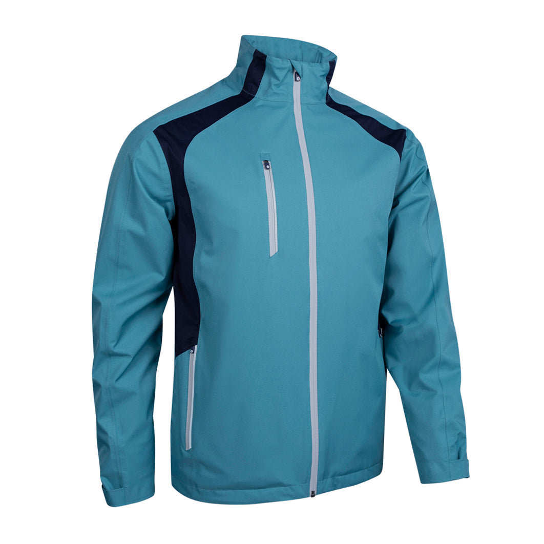 Sunderland Mens Waterproof Jacket with Contrast Panels and Lifetime Guarantee