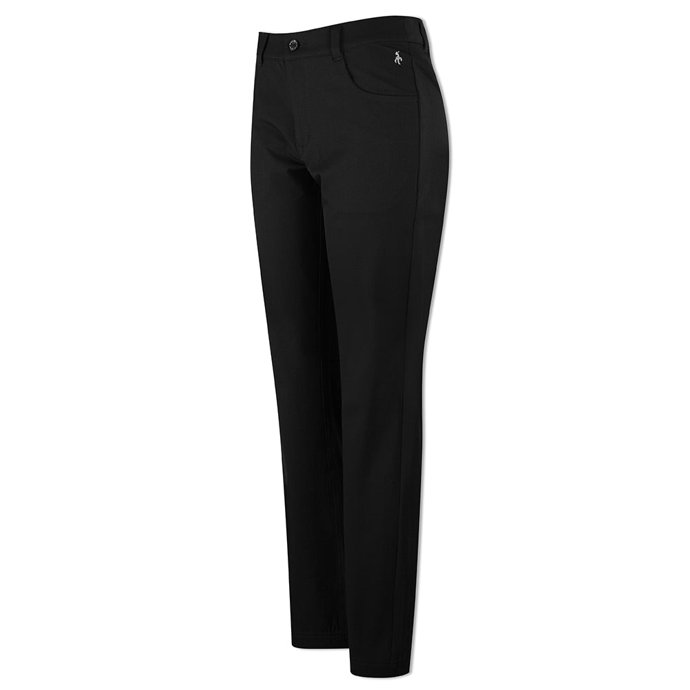 Green Lamb Stretch Trousers with SPF30+ in Black