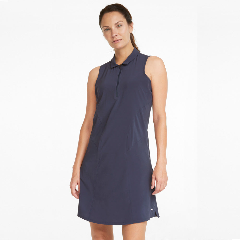 Puma Ladies Sleeveless Golf Dress in Navy Blazer