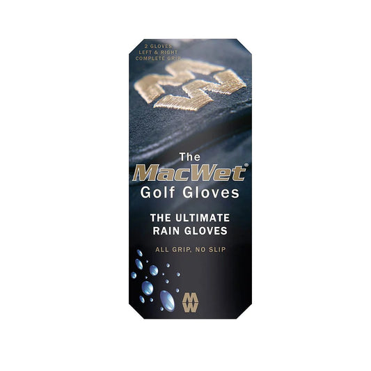 Glenmuir Pair of Men's Lightweight Climatec Golf Gloves in Black