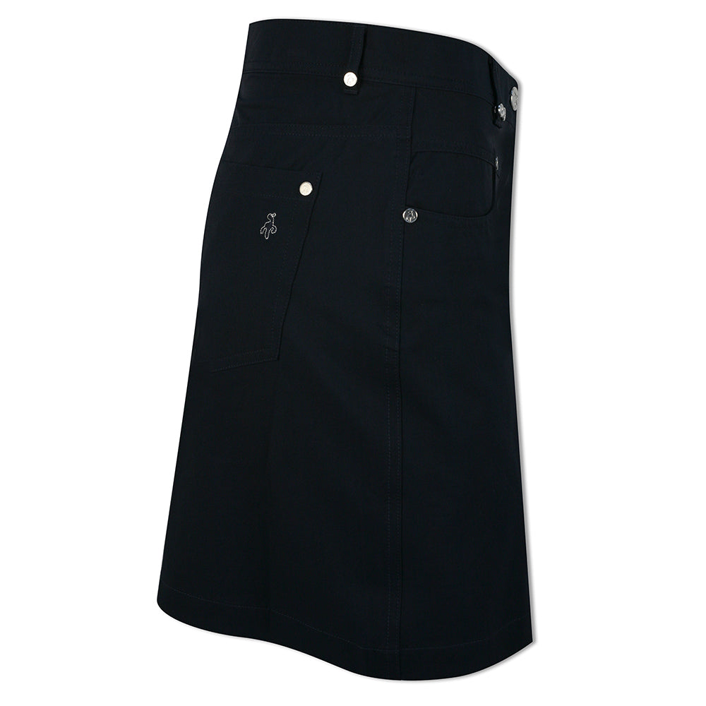 Green Lamb Ladies Stretch Skort with UPF30 Protection in Navy Blue