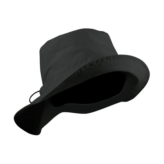 Surprizeshop Ladies Waterproof Golf Hat with Extended Brim in Black