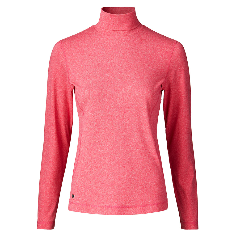 Daily Sports Ladies Berry Pink Roll-Neck Golf Top