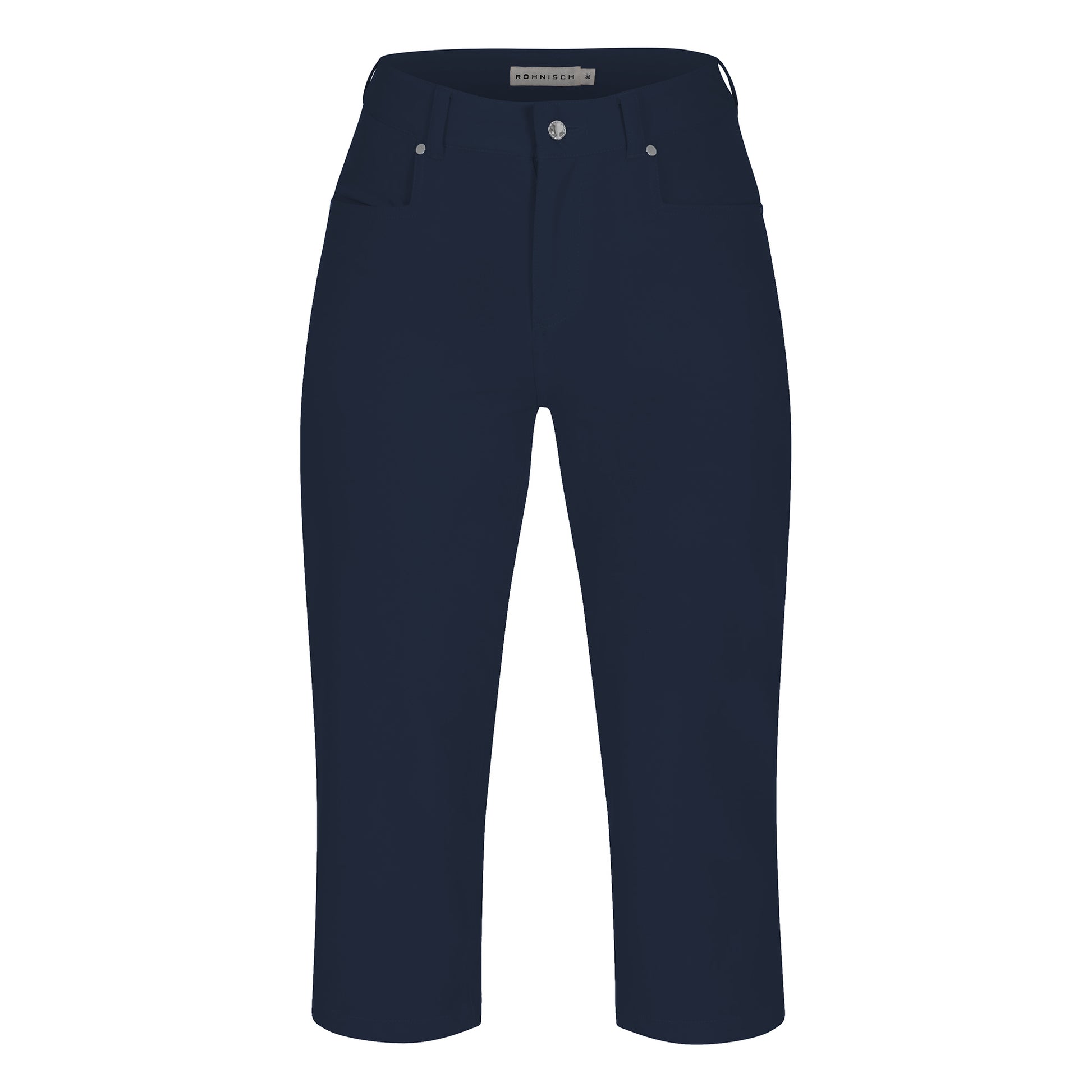 Rohnisch Ladies Lightweight Comfort Golf Capris in Navy