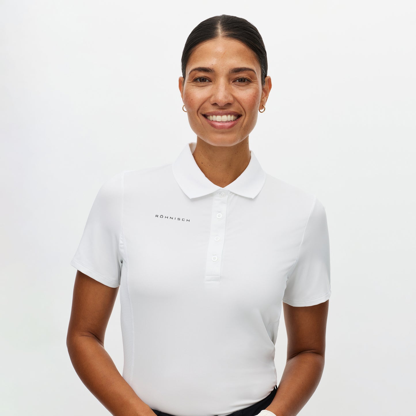 Rohnisch Women's Short Sleeve Polo - Elegant Stretch Comfort for On and Off the Course
