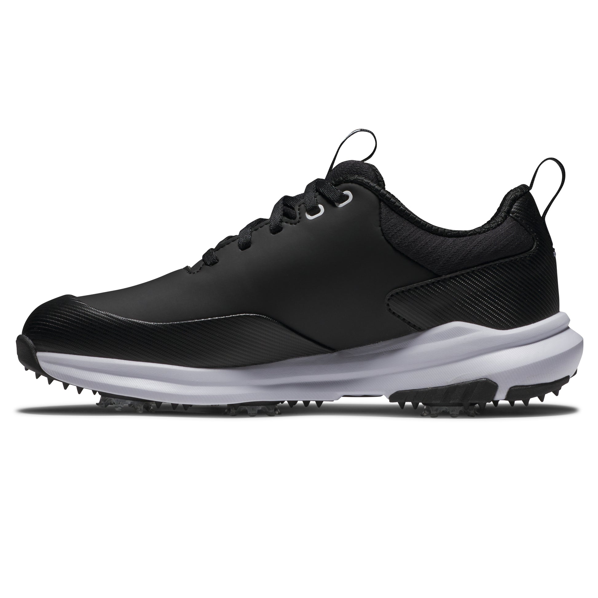 FootJoy Ladies Waterproof Wide Fit Tour Rival Golf Shoe in Black with SoftSpikes