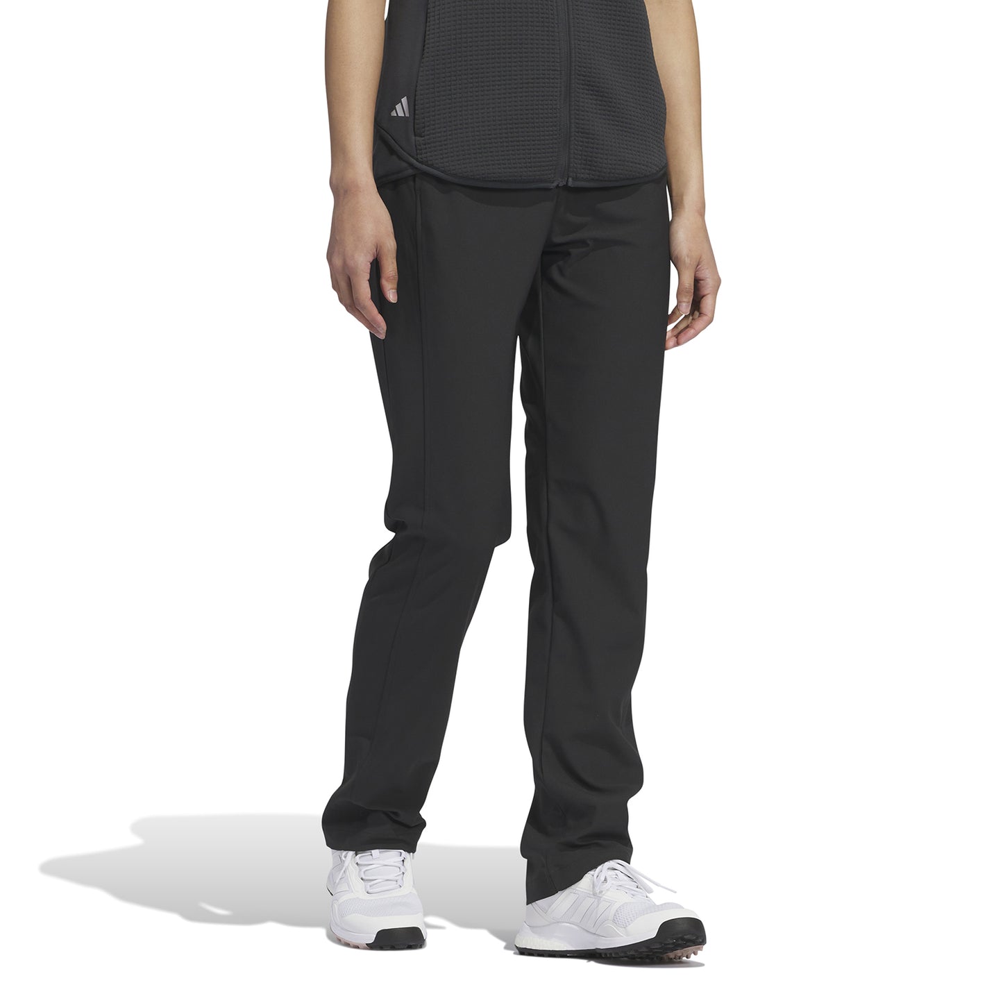 adidas Ladies Golf Trousers with Front Seam Detail in Black