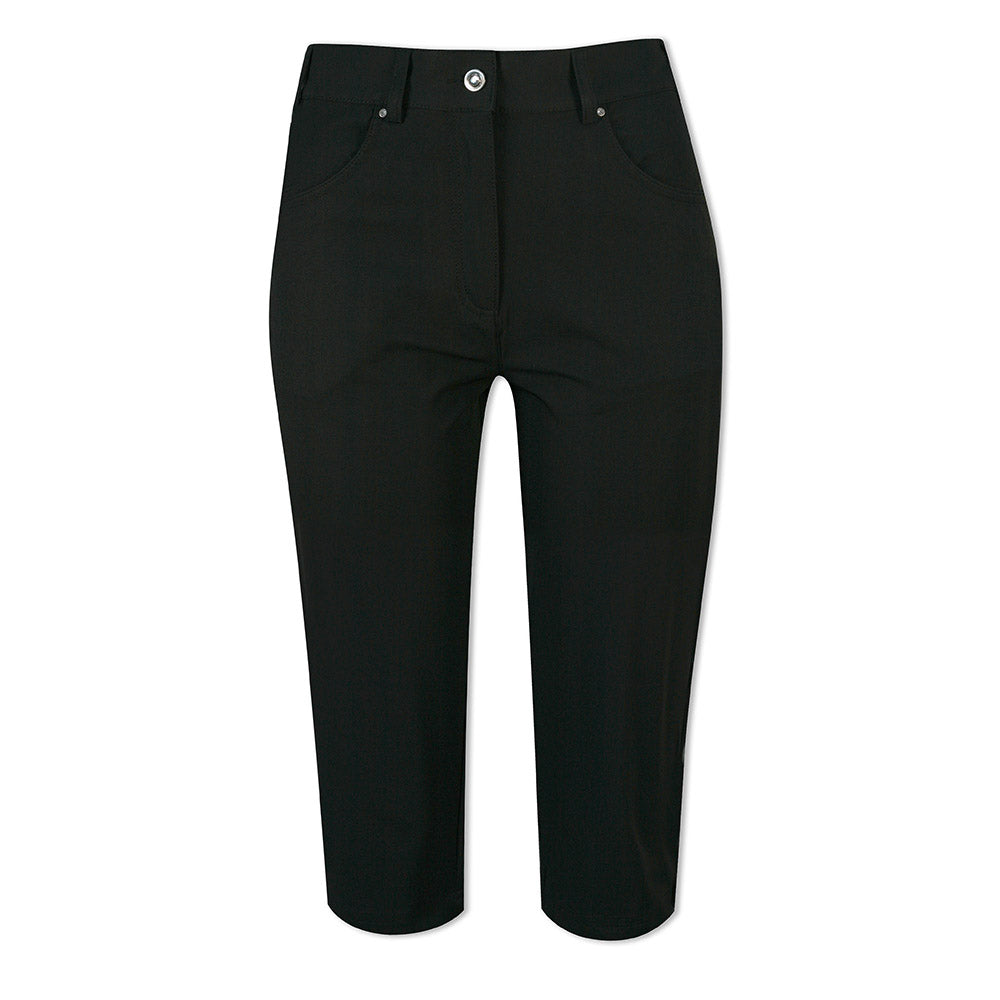 Glenmuir Ladies Black Stretch Pedal Pushers