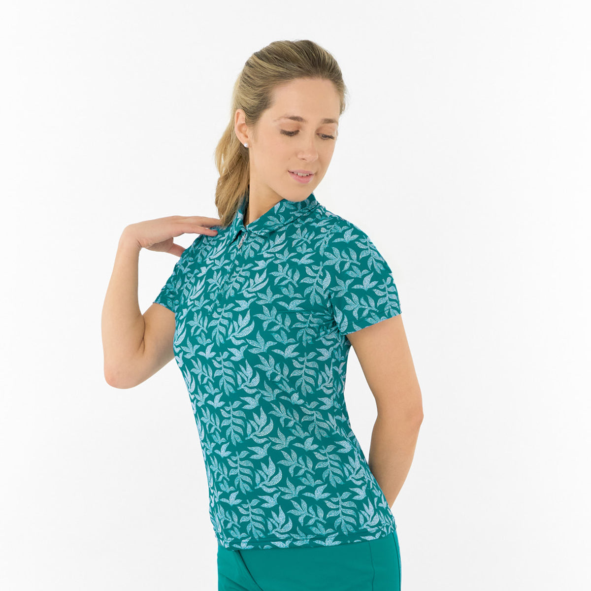 Pure Golf Ladies Short Sleeve Polo – Natural Style Meets Modern Performance