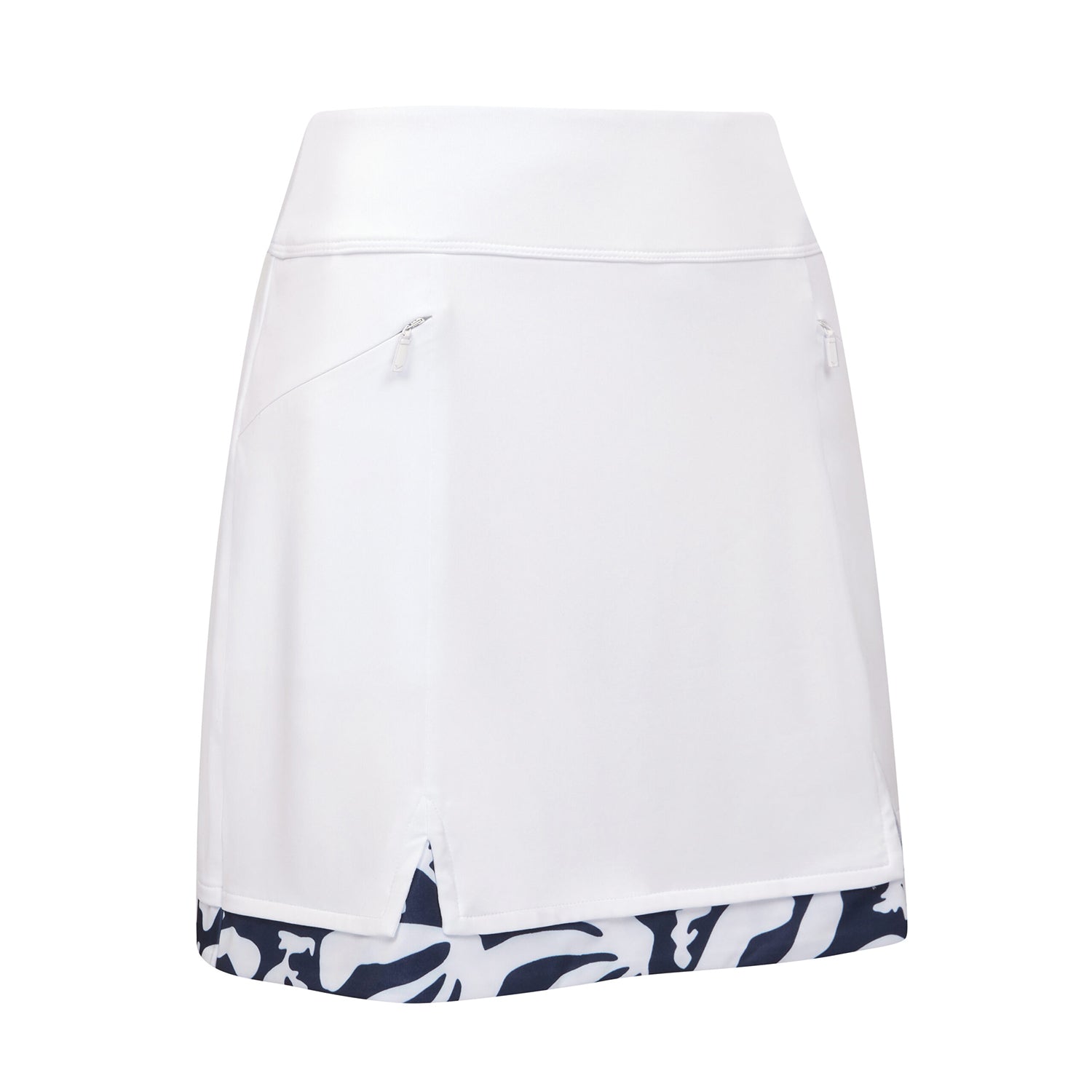 Callaway Ladies Truescuplt Pull-On Skort with Abstract Floral Print Hem