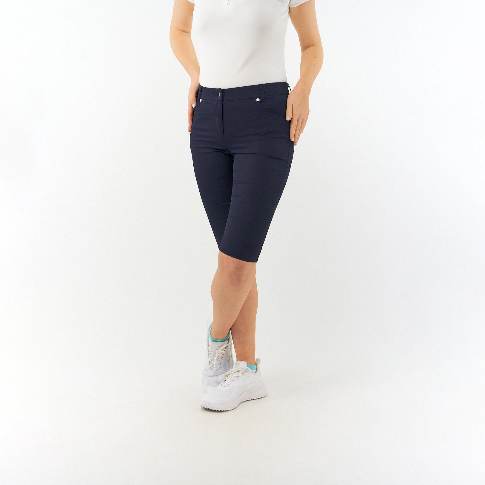 Pure Ladies Bermuda Short in Navy