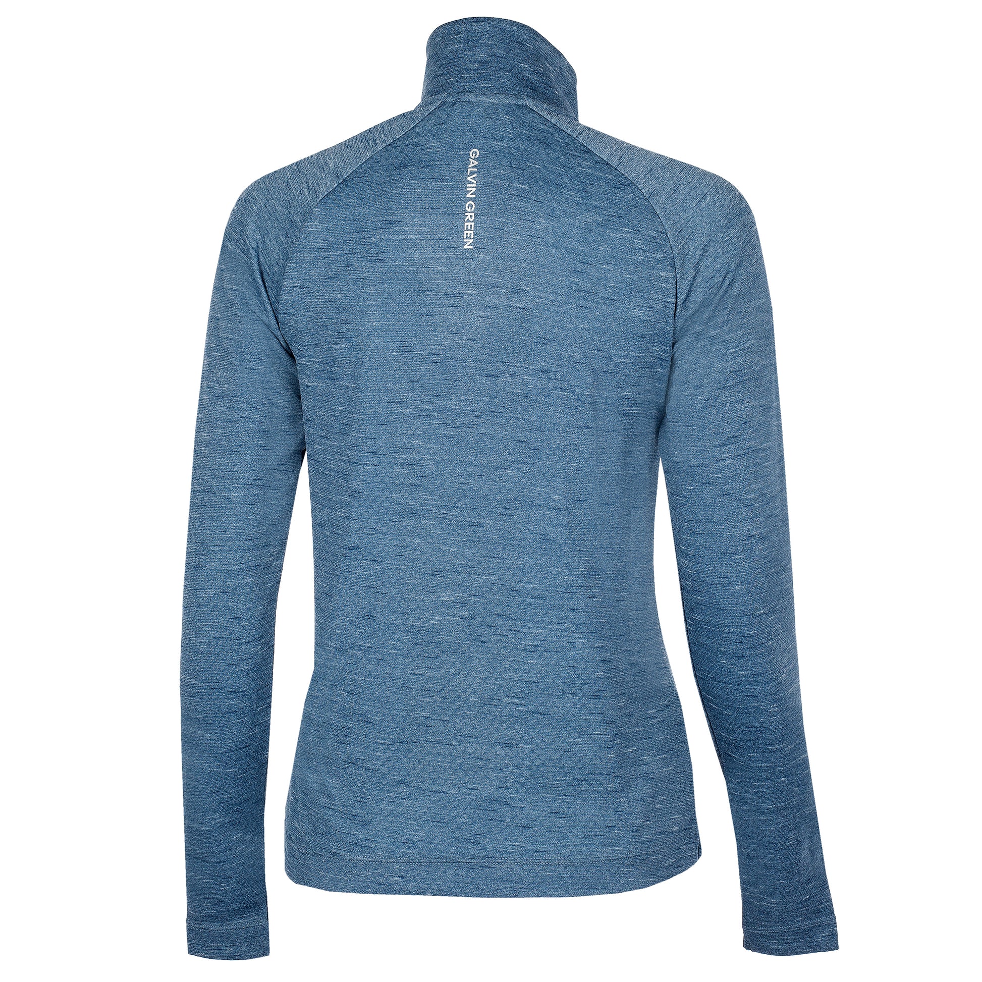 Galvin Green Women's INSULA Zip-Neck Top in Alaskan Blue Melange