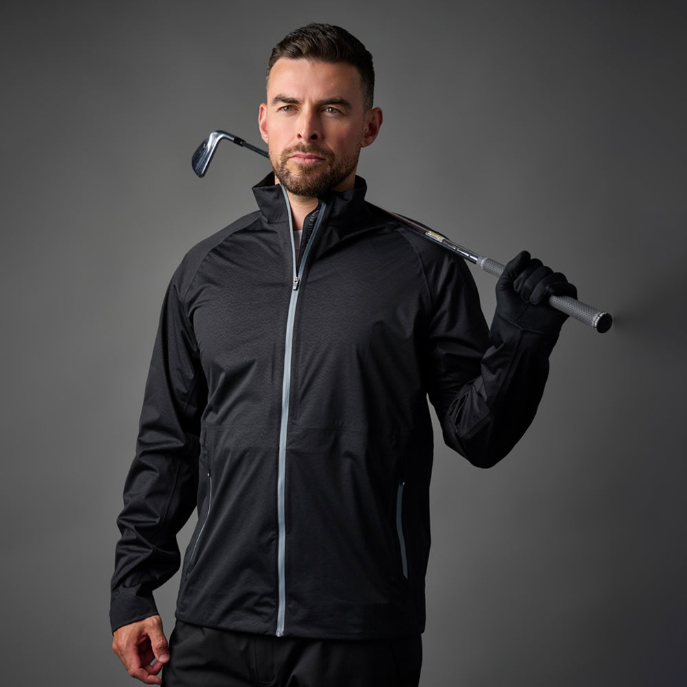 Sunderland Mens Lightweight Waterproof Jacket with Lifetime Guarantee in Black Ridge