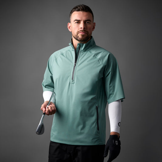Sunderland Mens Lightweight Waterproof Half Sleeve Windshirt with Lifetime Guarantee