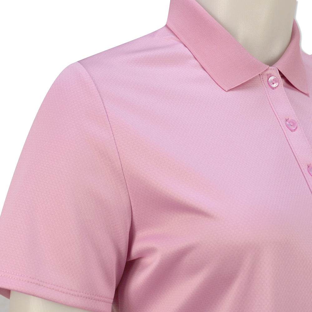 Callaway Ladies Short Sleeve Swing Tech Polo with Opti-Dri in Lilac Chiffon