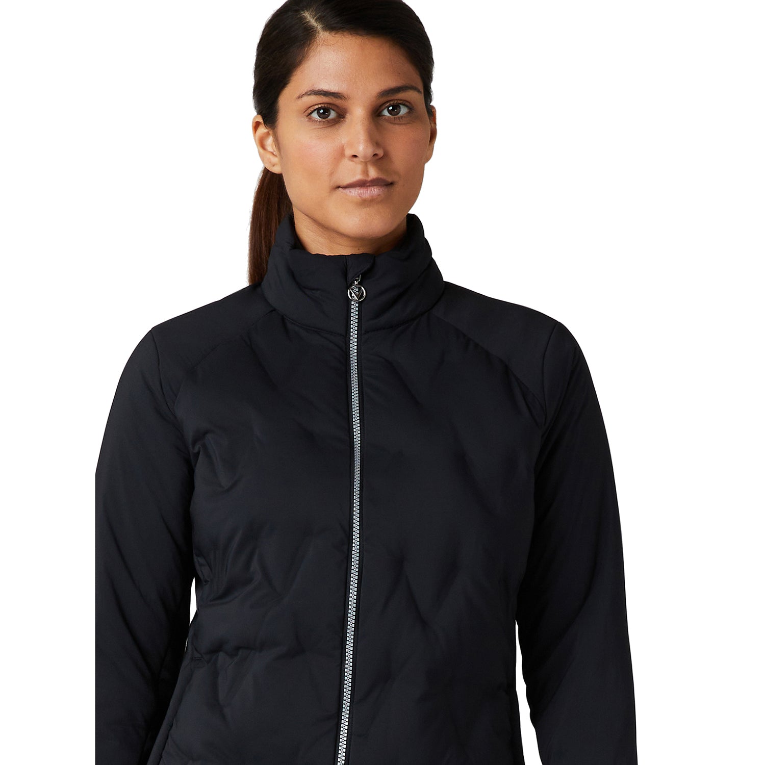 Callaway Ladies Quilted Chevron Jacket in Black