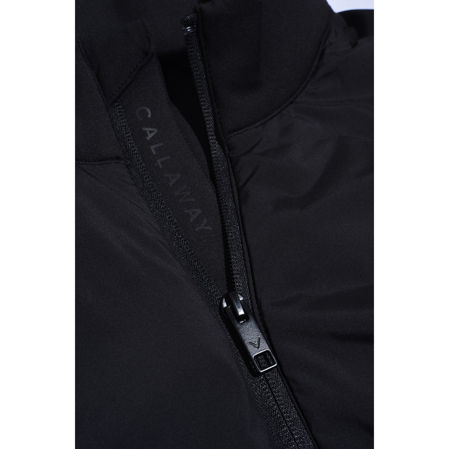 Callaway Mens Water Resistant Hybrid Jacket with Sherpa Inner in Black