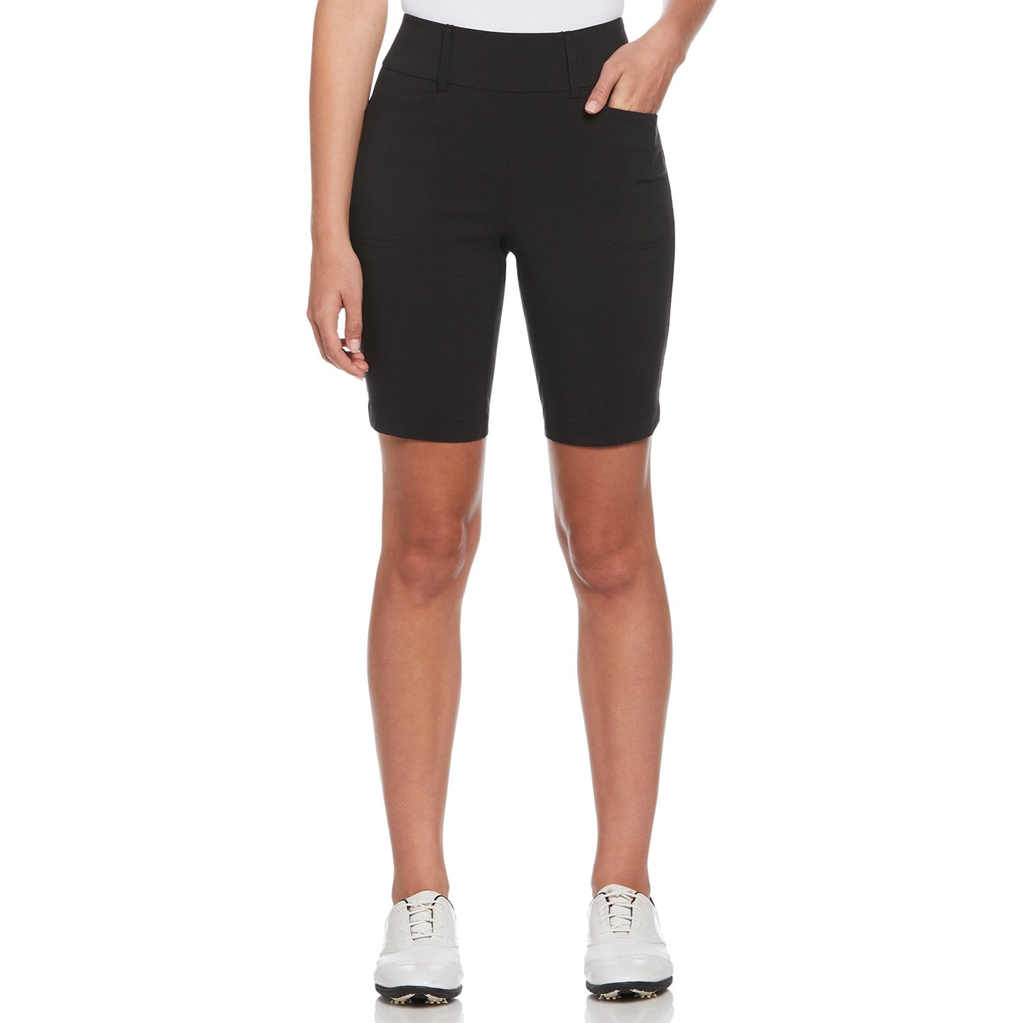 Callaway Ladies Caviar Black Pull-On Golf Shorts