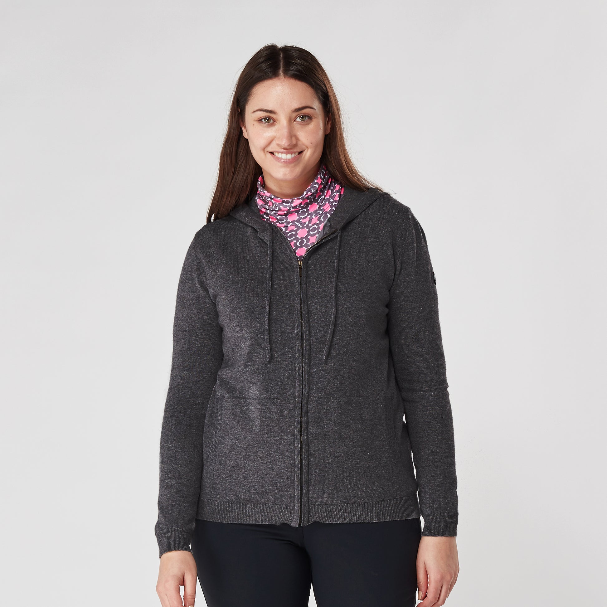 Swing Out Sister Ladies Hooded Lined Cardigan