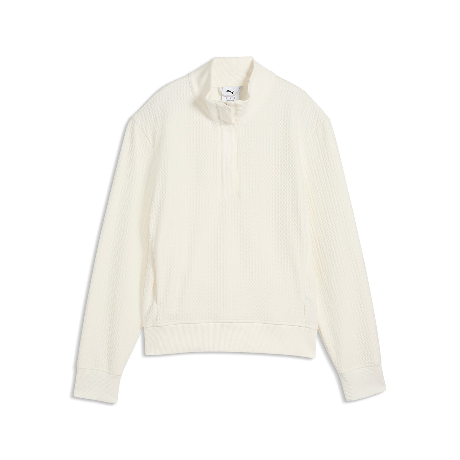 Puma Ladies Waffle Style 1/4 Zip - Enjoy Cosy Comfort for Cooler Days