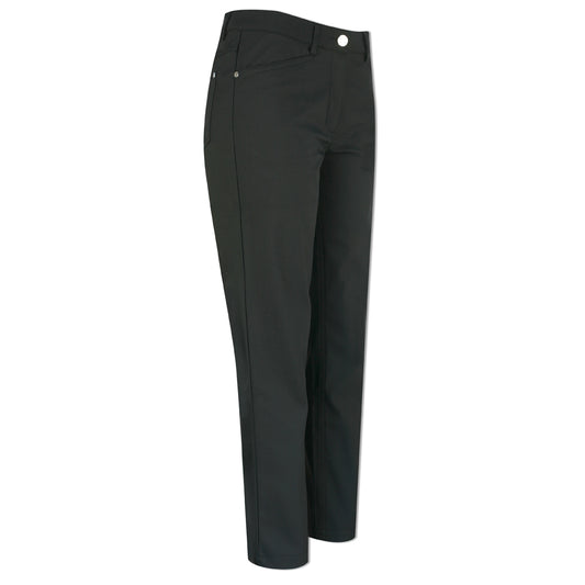 Green Lamb Windproof Trouser with Straight Fit in Black