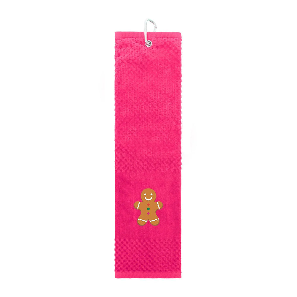 Surprizeshop Ladies Christmas Gingerbread Man Golf Towel