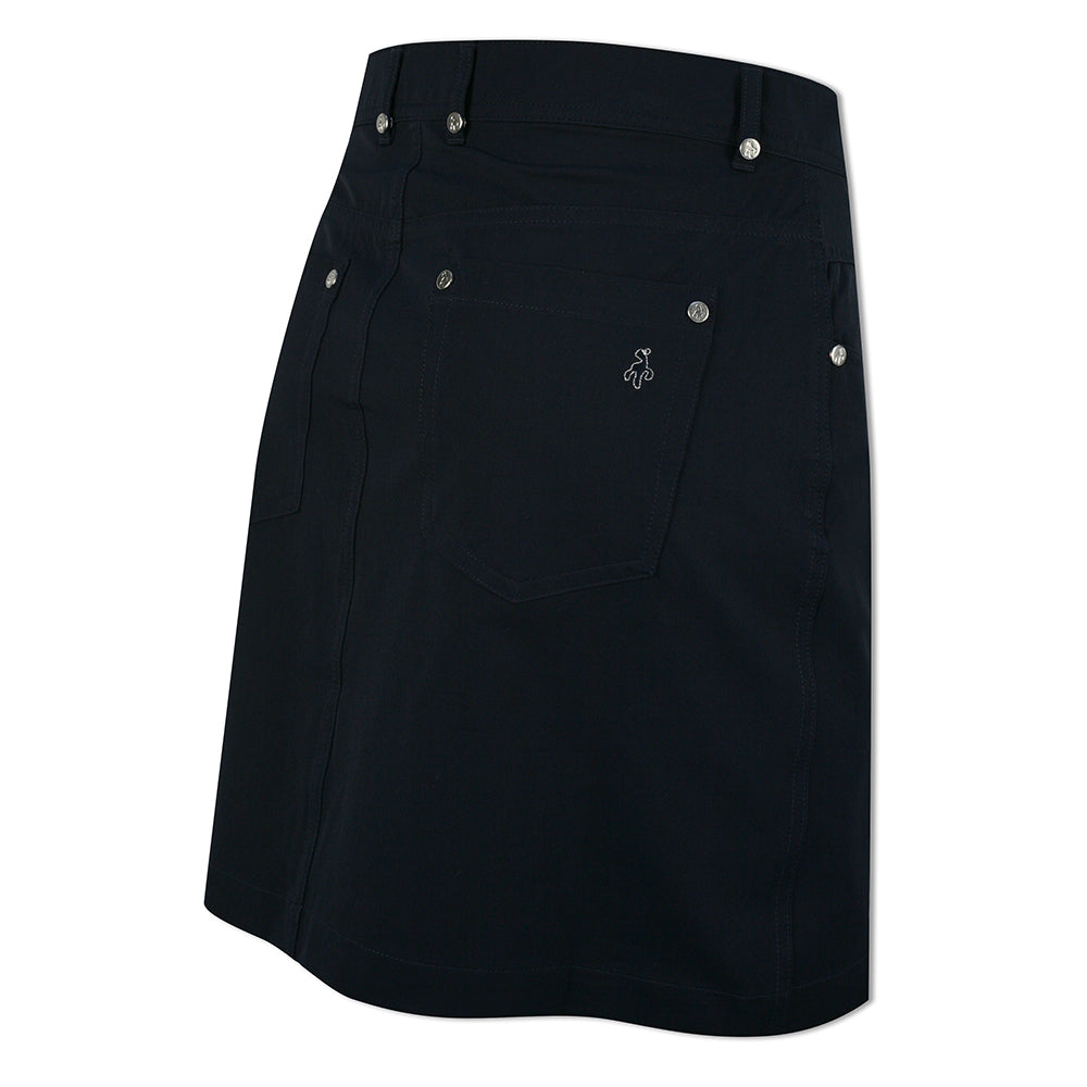 Green Lamb Ladies Stretch Skort with UPF30 Protection in Navy Blue