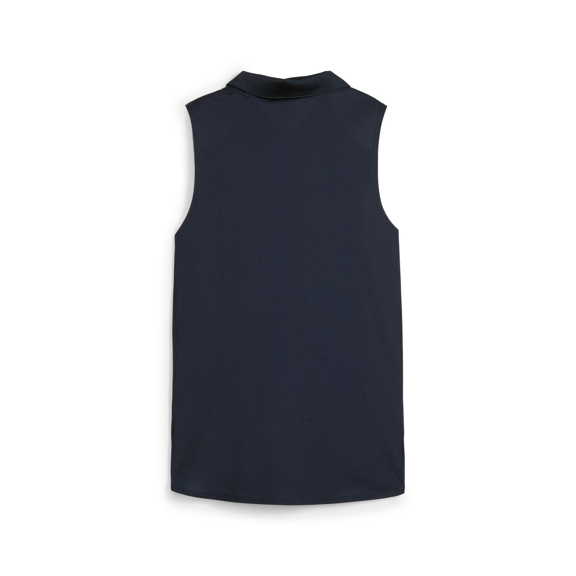 Puma Golf Ladies Sleeveless Polo with Mesh Back in Deep Navy