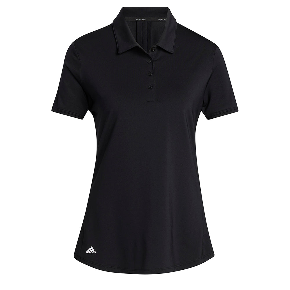 adidas Ladies Short Sleeve Golf Polo in Black